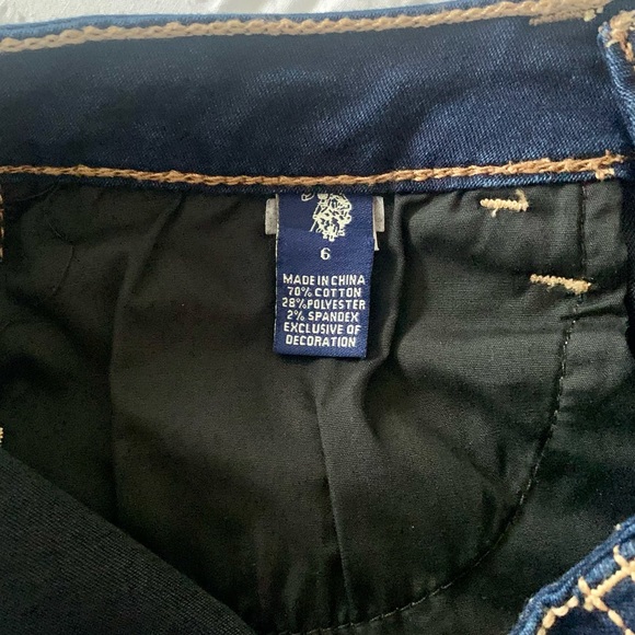 U.S. Polo Dark Wash Women’s Jeans Size 6 - Picture 7 of 8